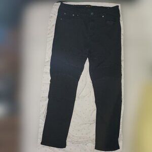 Ring Of Fire Slim Black ribbed Jeans Size 34 X 30